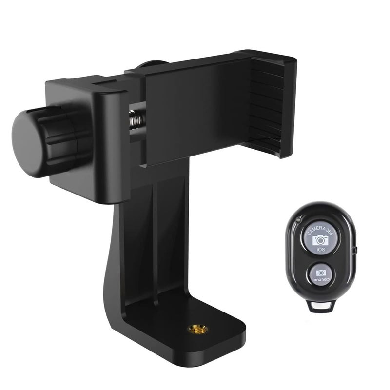 AFAITH Cell Phone Tripod Mount with Remote, Phone Holder Adapter Selfie Monopod with Adjustable Clamp for iPhone 16 15 14 13 12 11 Max Pro Phone X XR Xs 6 7 8 P,Samsung - Image 1